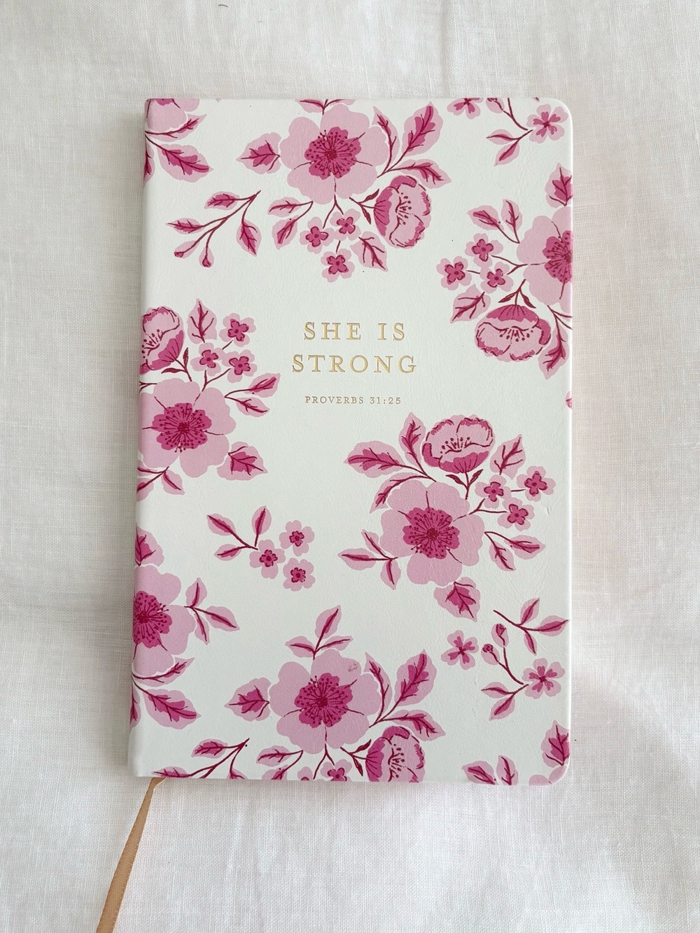 Pink Floral Bible Journal